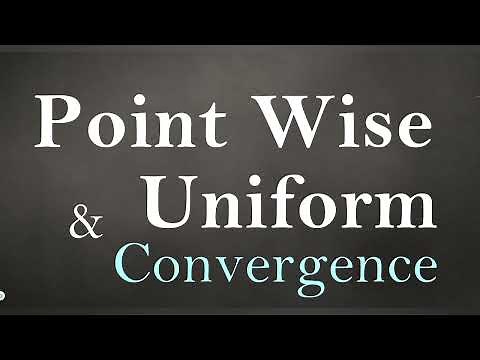 Point wise and uniform convergence || sequence of functions pointwise and uniform convergence
