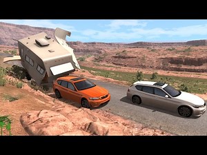 BeamNG.drIve - WhyBeAre + Trailer vs AI