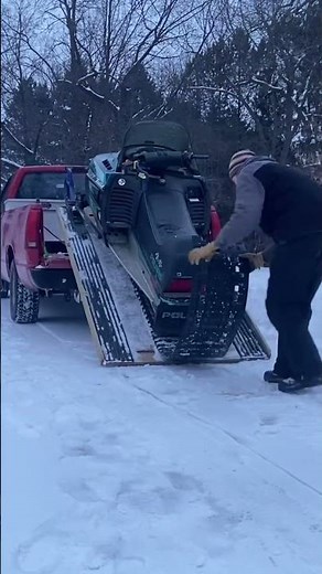 Easy DIY Snowmobile Loading Ramp