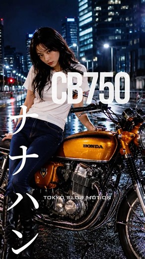 CB750 FOUR｜ナナハンが走る、東京の夜。｜Tokyo City Rock