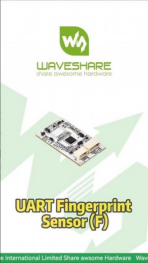 Build Your Own Fingerprint Security System,High Precision Fingerprint Module,USB + UART #waveshare