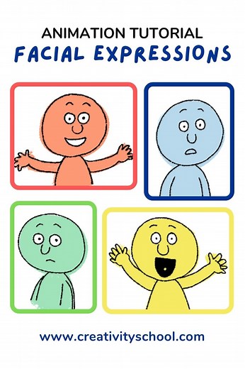 How To Draw Facial Expressions and Animate Them - Easy Step by Step Tutorial