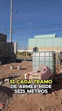 Calculando el armex para una barda perimetral.