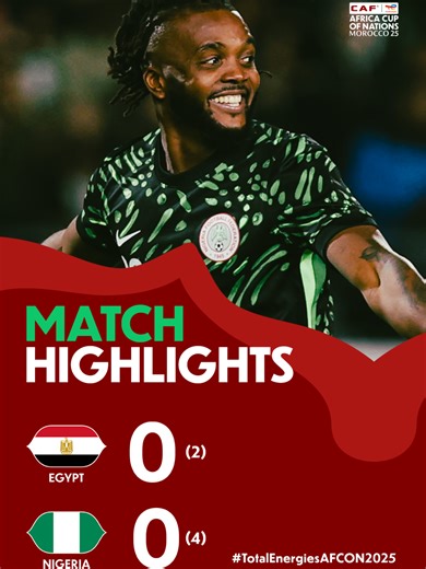 Nigeria Secures Third Place in AFCON 2025