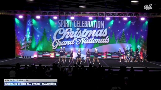 Mustang Cheer All Stars - Mavericks [2025 L3 Youth - D2] 2025 Spirit Celebration Christmas Grand Nationals