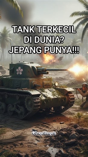 Tank Terkecil di Perang Dunia? Jepang Punya!”