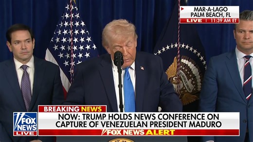 PRESIDENT TRUMP on operation to capture Venezuela's Nicolás Maduro: "Overwhelming American military power, air, land and sea was used to launch a spectacular assault — and it was an assault like people have not seen since World War II." | Fox News
