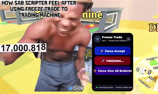 LATEST BEST FREEZE SCRIPT IN STEAL A BRAINROT ROBLOX #script #roblox #fyp #viral #sab