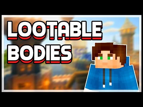 Minecraft Lootable Bodies Mod! Player Corpses! (Minecraft v1.8 Mod Spotlight)