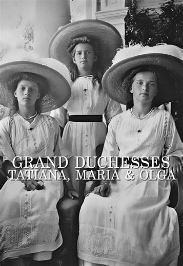 Grand Duchesses Tatiana, Maria and Olga Nikolaevna Romanov, 1911. #OTMA #Romanov #Edwardian #EdwardianFashion #Ai