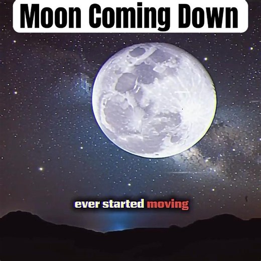 THE MOON IS FALLING😱
