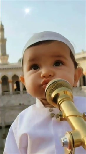 Tu Kuja Man Kuja | تُو کُجَا مَنْ کُجَا | Baby Cute Expression Naat Status Islamic Status Shorts
