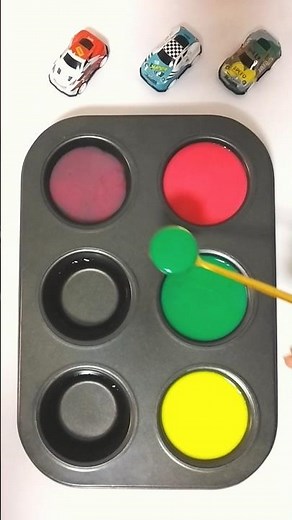 Triadic AlchemyMastering Yellow–Red–Green Color Fusion for Expressive Depth#colormixing #satisfying