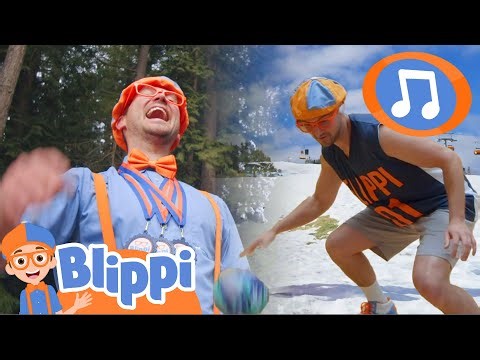 [Loop 15 Min] I'm An Athlete Basketball Song | Blippi Songs