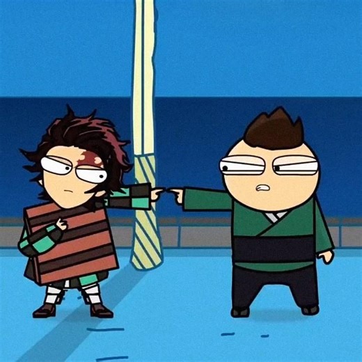 Demon slayer parody funny skull edit 🤣#demonslayer #tangiro #nezuko