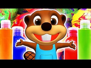 Learn Colors with Paint & Ball Pit for Children | Sing ABC Songs & Colours Rhymes | Teach Alphabet