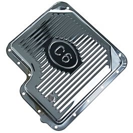 CJ Classics Transmission Pan Chrome C6 Mustang/F-100 1967-1979