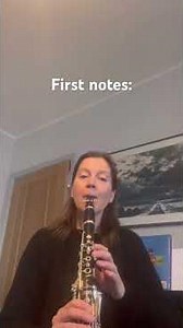 Beginner Clarinet - First notes E, F, G then E, D, C