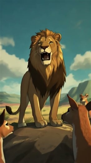 A lion giving motivational speech 🥹#shorts #shortvideo #motivationalvideo