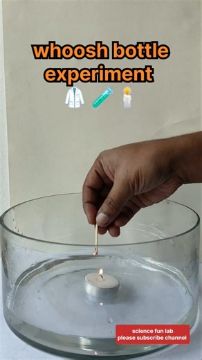 whoosh bottle science experiment 🥼🧪#shorts #viral #chemistry #physics #biology #experiment #science