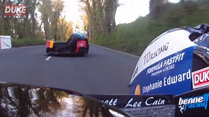 19K views · 961 reactions | It's #ThrowbackThursday so grab yourself a brew and feast your eyes on five minutes of on-board madness as we ride at the 2015 Isle of Man TT races with local competitors Karl Bennett and his passenger Lee Cain as they took their outfit for a full-tilt blast during evening practice/qualifying. Buy the TT 2015 Review here: https://www.dukevideo.com/prd1935/TT-2015-Review-DVD | Duke Video | Facebook