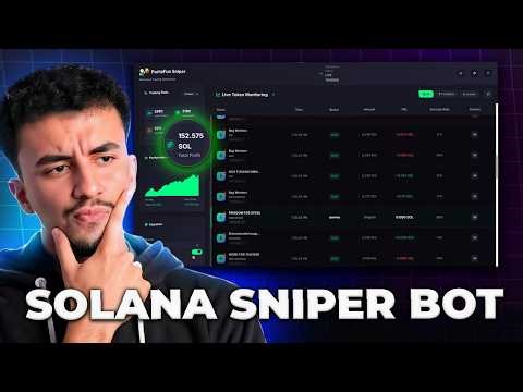 FASTEST Solana Sniper Bot Guide | How to Trade Memecoins? | Crypto Trading Solana!