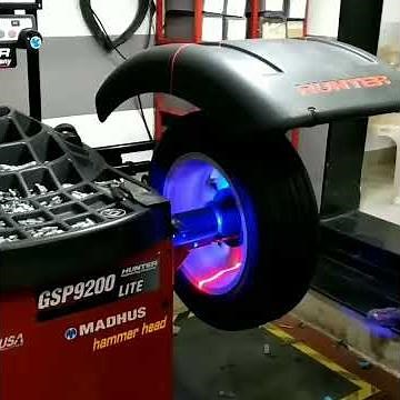 HUNTER Wheel Balancer GSP 9200 With Self made Laser Hammerhead @RISHI WHEEL CARE