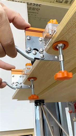 This Clamp😱Changes Cabinet Making Forever#Woodworking#ToolHack #ShortsThe Smartest Clamp Ever Made😱