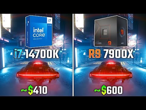 INTEL I7-14700K vs RYZEN 9 7900X | Test in 6 Games