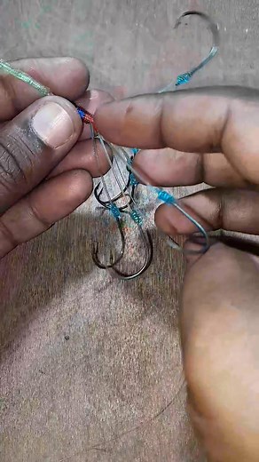 204K views · 1.9K reactions | Making a strong hook set for catching big Katla fish. #fishing #fishingknots #hookset #fblifestyle #knots #fishingtrip #followers #anglersart | Angler's Art | Facebook