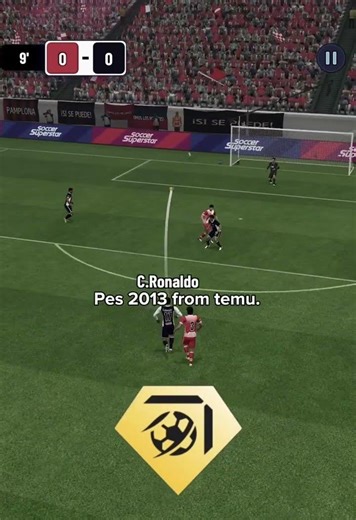 PES 2013 RONALDO INSANE SHOTS 🤯🔥 (Temu) #shorts #ronaldo #pes2013 #football