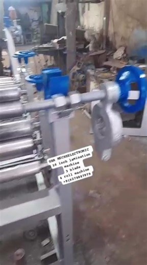 silver paper lamination machine 36 inch #gbrmechelectronic #engineering #lamination+919278887978
