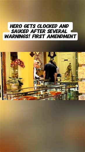 HERO GETS CLOCKED AND SAUCED AFTER SEVERAL WARNINGS! First Amendment | first amendment videos