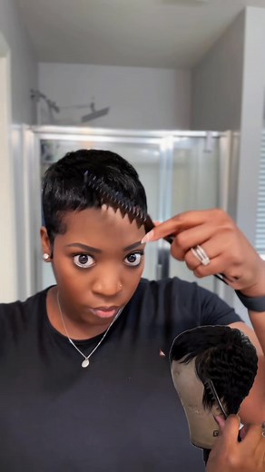 Meet your new perfect pixie cut look😍 100% human hair for styling freedom, a full lace cap for an invisible finish, and a glueless base for ultimate ease. | ILikeHair