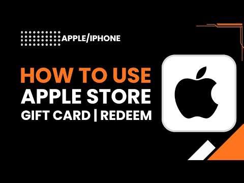 How to Use Apple Store Gift Card, Redeem