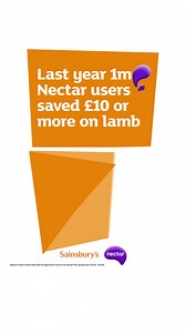 You could be the host with the money-saving roast with Nectar. The data stated is based on the time period 1/01/24 – 9/12/24 and sales of fresh & frozen lamb through Nectar Prices or Your Nectar Price savings. | Sainsbury's