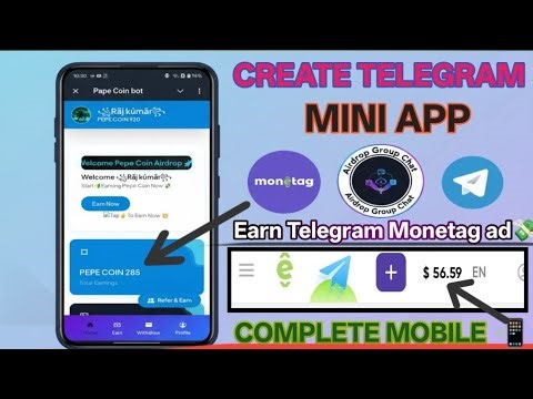 How to Create Telegram Mini App on Mobile | Full Tutorial in Hindi | Monetag ad | C-Panel Hosting
