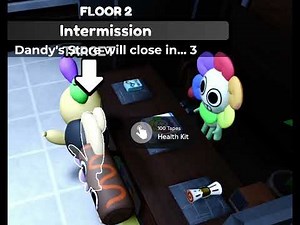 Bandage, medkit, and instructions on the 2nd floor 😨| dandy’s world |