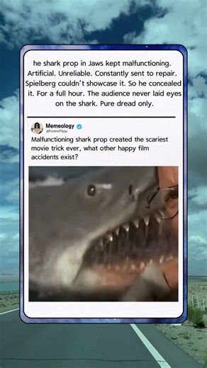 Broken Shark Prop Made Jaws One Of The Scariest Films Ever! 🦈 #FilmTrivia #HorrorMovies