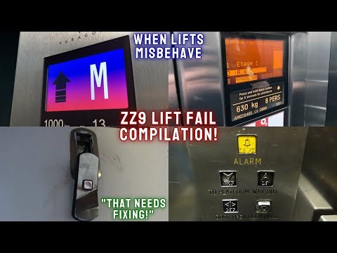 When Lifts Misbehave | The ZZ9 Lift/Elevator FAILS, GLITCHES & FUNNY MOMENTS Compilation!