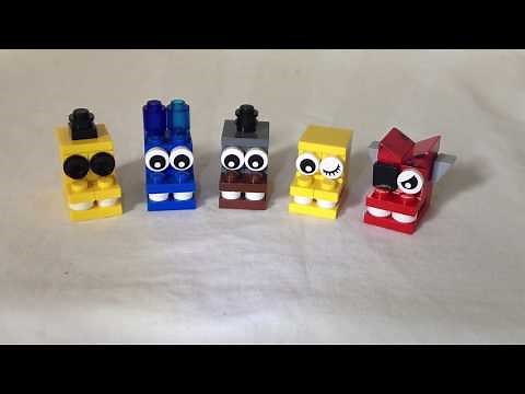 Mini Custom Lego FNAF Heads by DaBeast Bricks