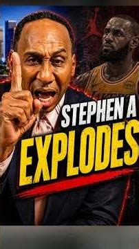 Stephen A Smith DESTROYS💣 💥 LeBron James on live TV| NBA Drama #nba #lebronjames