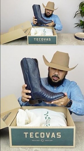 Tecovas 🫐🐊 “The Dillon” Limited Edition Cowboy Boot Unboxing! #westernwear #cowboyboots #tecovas