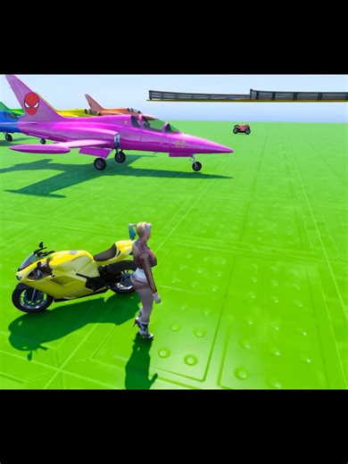 SPIDERMAN Car Race Challenge on Sea Ramp SUPERHERO Hulk Moto BIKE JET SKI Race #spiderman #superhero #car #kids #kidsfun