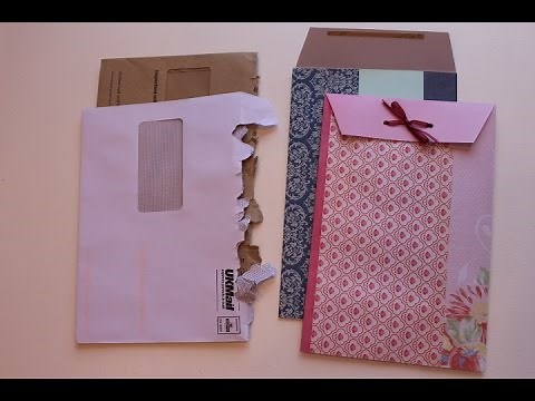 Mail Art - Recycling Junk Mail Envelopes