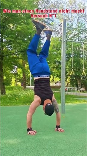 Handstand lernen Versuch 1 | failed #handstand