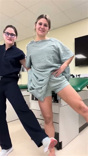 Medical TIKTOK Dance 😂 Hip Range of Motion #asmr #medical #exam #beautiful #girls