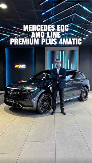 This is a great value Mercedes ⚡️ 2022 Mercedes EQC400 AMG Line Premium Plus 4Matic Live Priced at £28,990 - Buy & Reserve Online - Contact Paddy on 07827916137 or Business WhatsApp us on 07724101010 📲 Styled beautifully in Graphite Grey Metallic with AMG Bodystyling, 21" AMG Multi Spoke Gloss Black Alloys, Privacy Glass, Running Boards & Black Nappa Leather Interior. Key highlights include: ✔️Head up Display ✔️Sliding Glass Sunroof ✔️360 Camera ✔️Heated Front Electric Seats with Memory ✔️Ambie