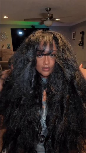 B O N I T A on Instagram: "Tell me why cutting bangs is more stressful than paying bills. Water Curl hair @berebelwigs 28 inches | 5x5 hd closure wig #hairtutorial #bangs #bangwig #curtainbangs #lahair #lahairstylists #iehairstylist #laceclosure #wig #noleaveout #bighair #berebelwigs #bonitarebel"