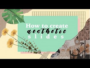 How to make an Aesthetic power point presentation #Aesthetic #Tutorial #PPT #Teacher #Students